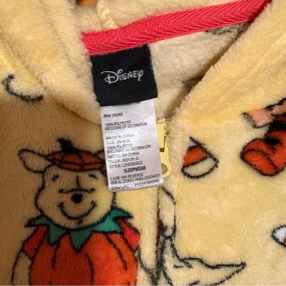 yellow winnie the pooh halloween onesie/ pajama - Picture 3 of 3